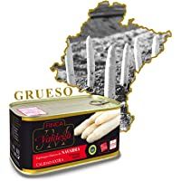 Finca Valdega - Espárragos Blancos Gruesos Calidad Extra | Alimentación Gourmet Lata de Conservas de 17-24 Frutos…